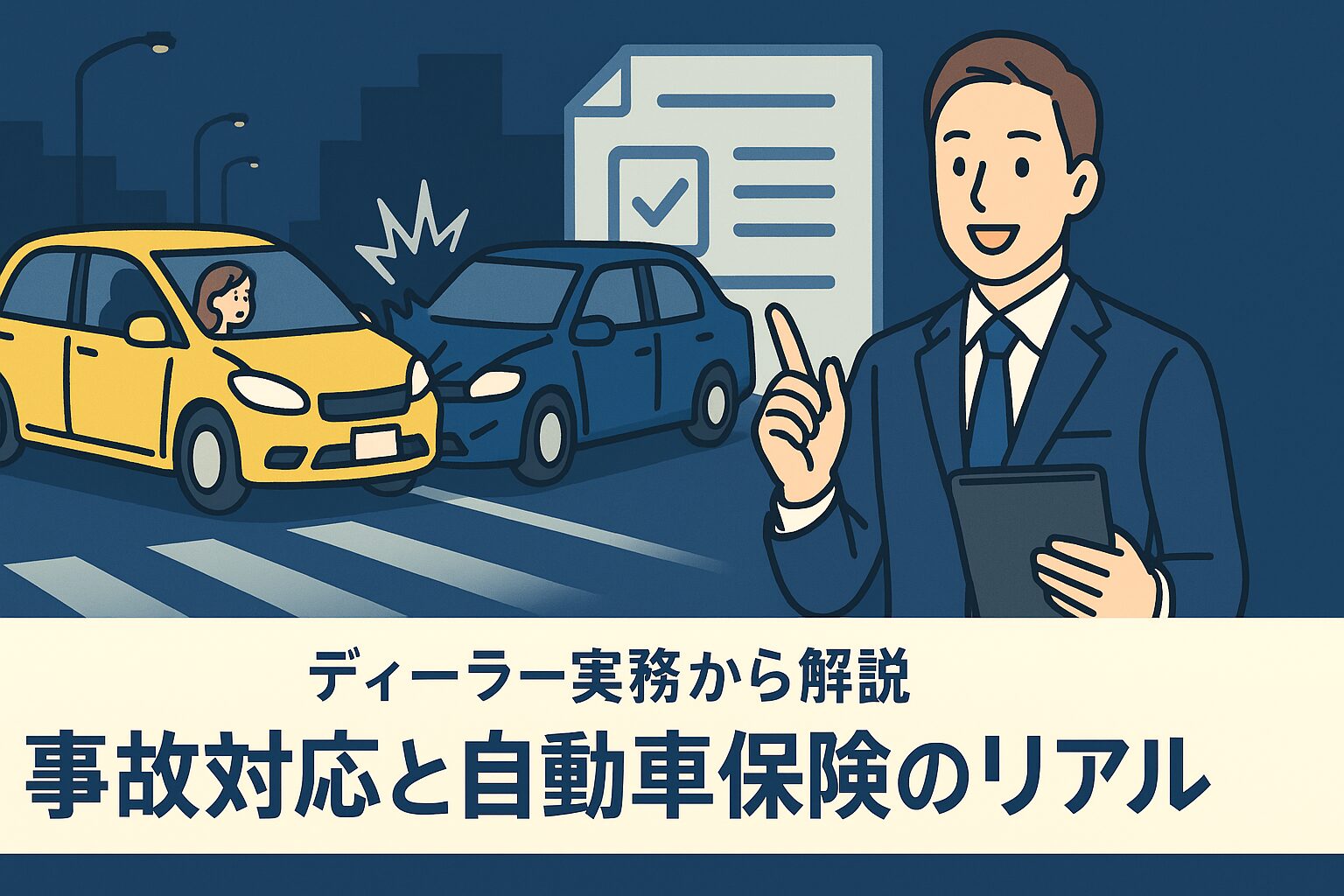 ディーラーが語る事故対応と自動車保険のリアル