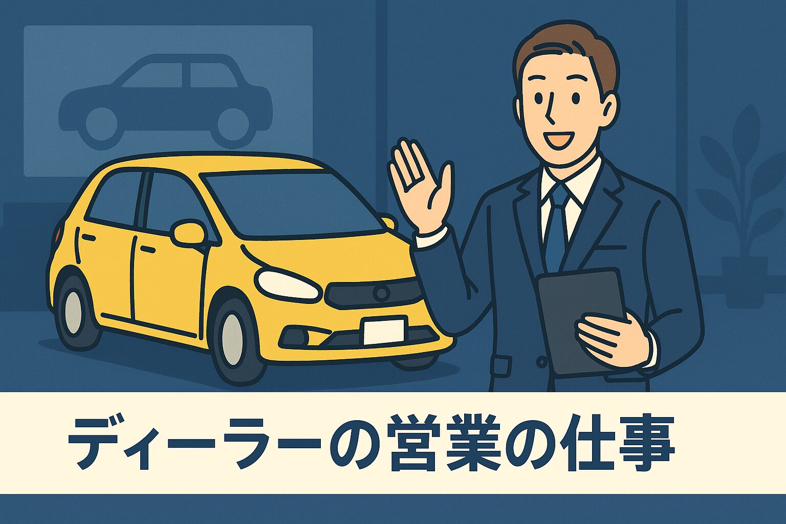 ディーラーの営業の仕事