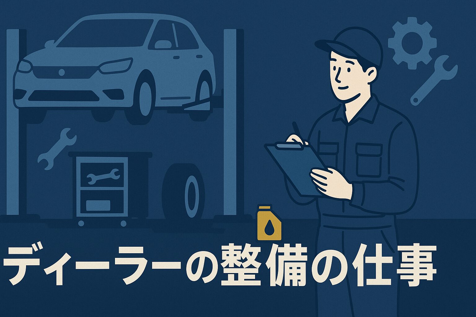 ディーラーの整備士の仕事